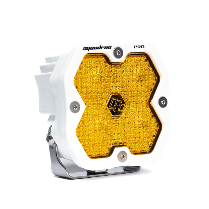 Baja Designs Squadron 2.0 Pro White LED Auxiliary Light Pod Universal – Work/Scene, Baja Amber