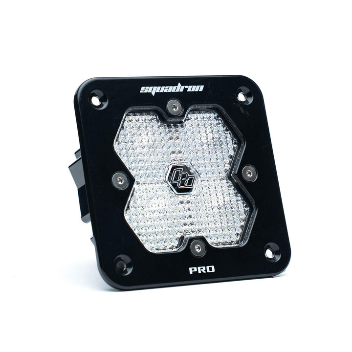 Baja Designs Squadron 2.0 Pro Black Flush Mount LED Auxiliary Light Pod Universal – Work/Scene, Clear