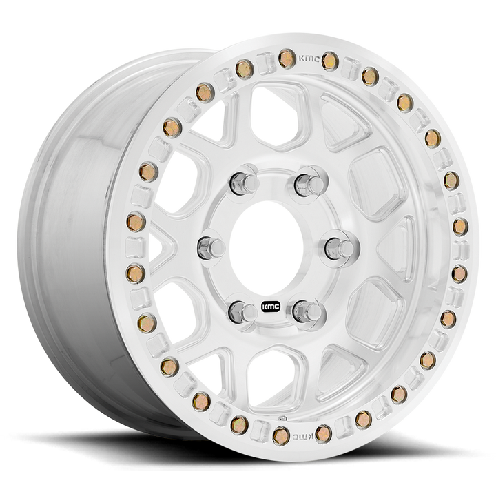 KMC KM444 Mesa Forged Beadlock Wheel Raw Machined