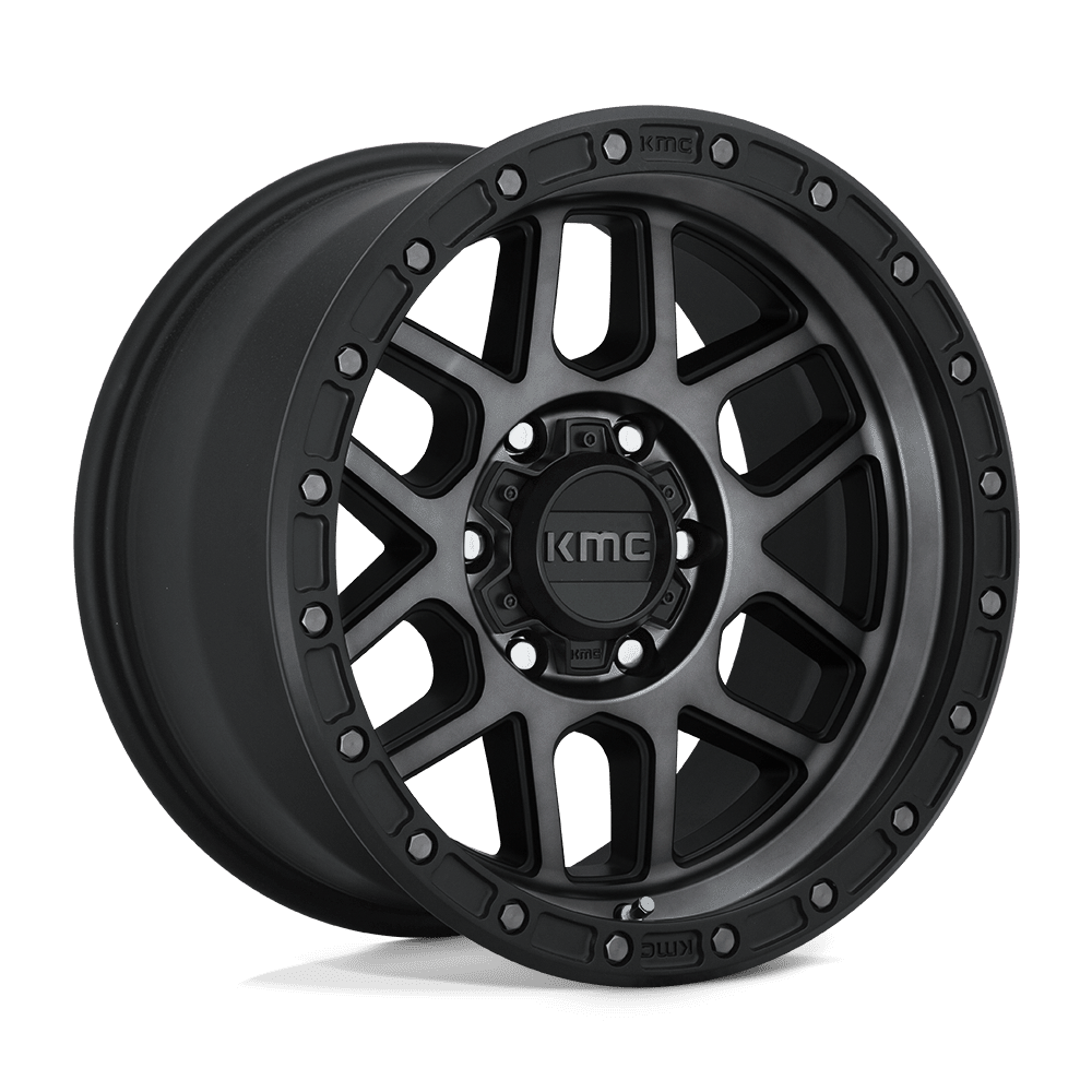 KMC KM544 Mesa Wheel – Satin Black w/ Gray Tint Satin Black w/ Gray Tint