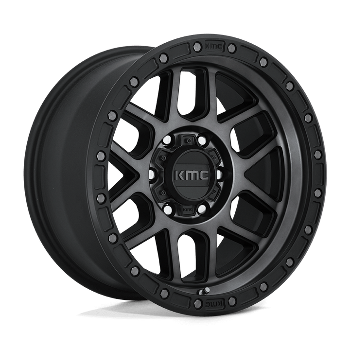 KMC KM544 Mesa Wheel – Satin Black w/ Gray Tint Satin Black w/ Gray Tint