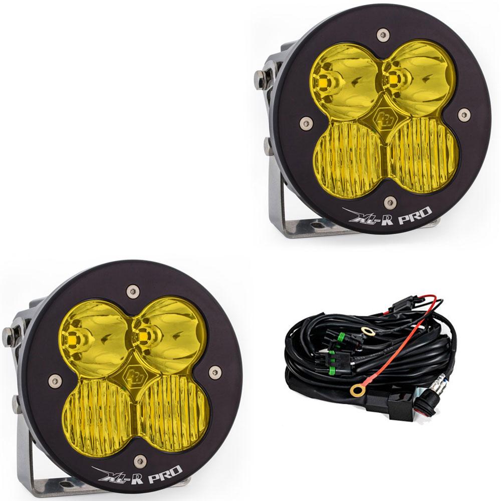 Baja Designs LED Light Pods Pair XL R Pro (530001) – Driving/Combo, Baja Amber