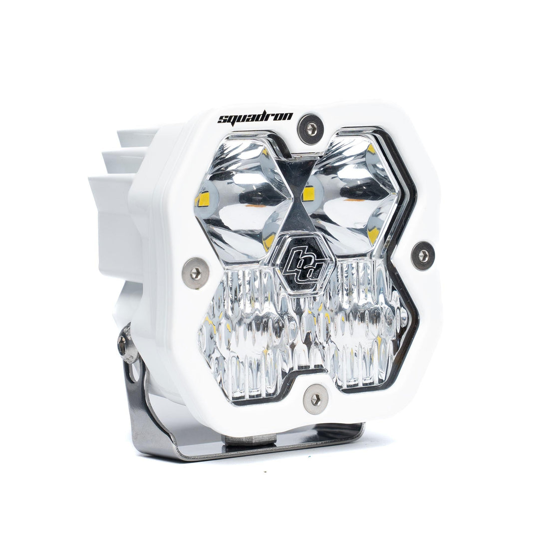 Baja Designs Squadron 2.0 Sport White LED Auxiliary Light Pod Universal – Driving/Combo, Clear