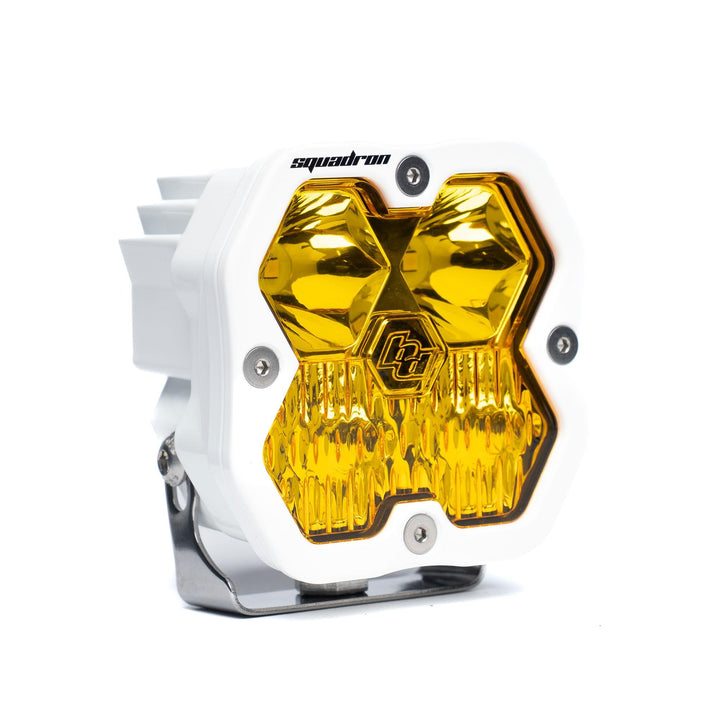 Baja Designs Squadron 2.0 Sport White LED Auxiliary Light Pod Universal – Driving/Combo, Baja Amber