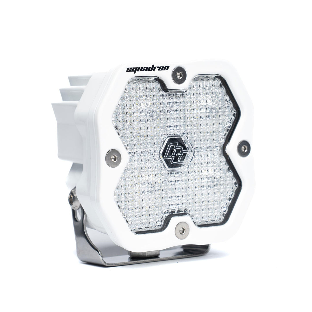 Baja Designs Squadron 2.0 Sport White Flush Mount LED Auxiliary Light Pod Universal – Work/Scene, Clear