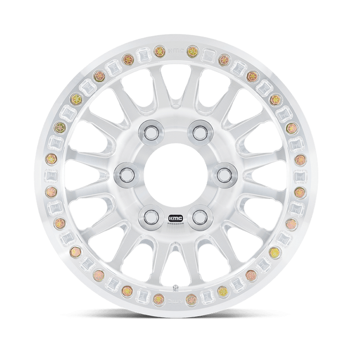 KMC KM445 Impact Forged Beadlock Wheel Raw Machined