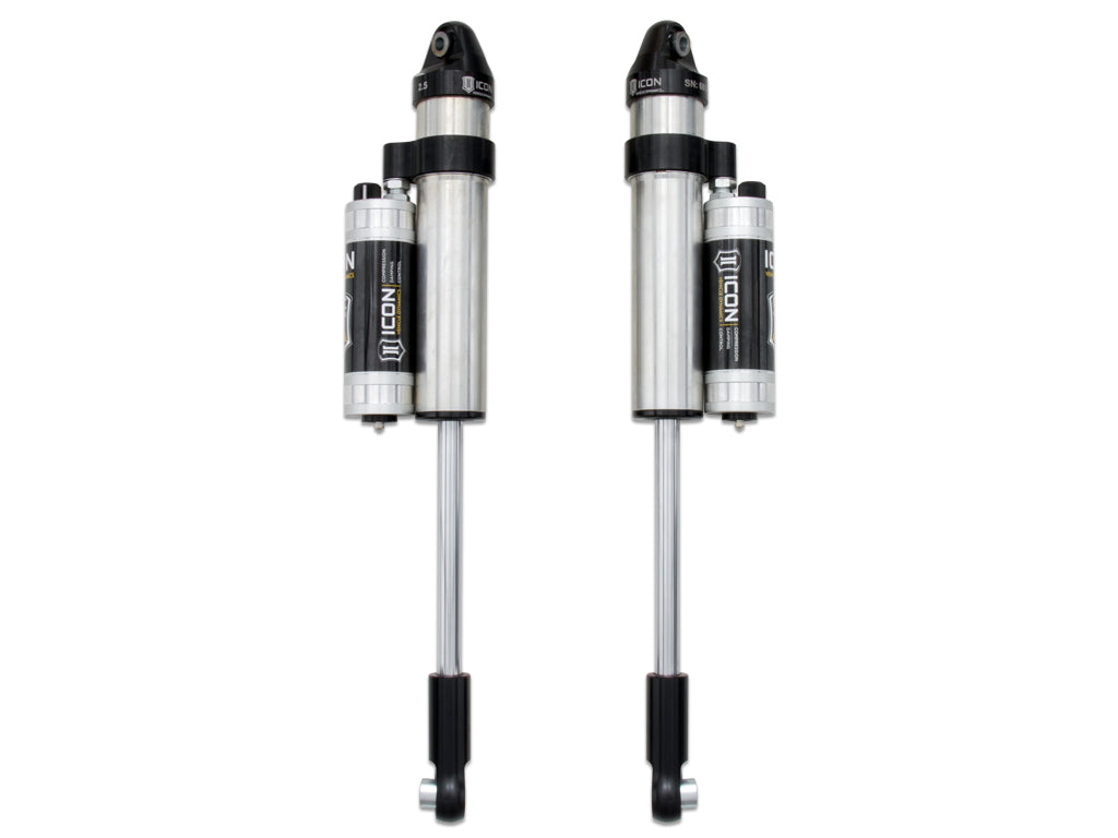 ICON 2007-2021 Toyota Tundra, Front, V.S. 2.5 Aluminum Series Shock Absorbers, S2 Secondary Shocks, Piggyback Reservoir w/ CDCV, Pair — photo 1 of 1