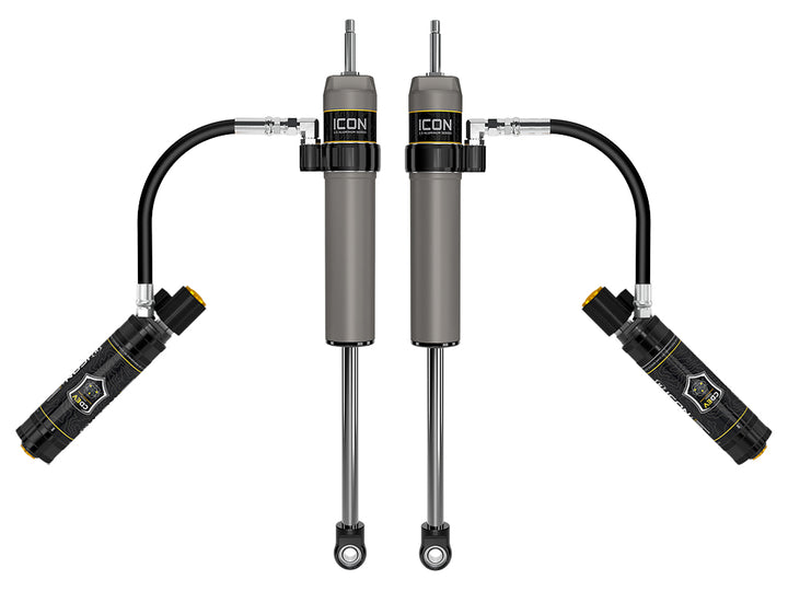 ICON 2024-2026 Toyota Tacoma, 0-1” Lift, Rear, V.S. 2.5 Aluminum Series Shock Absorbers, Remote Reservoir w/ CDEV, Pair — photo 1 of 2