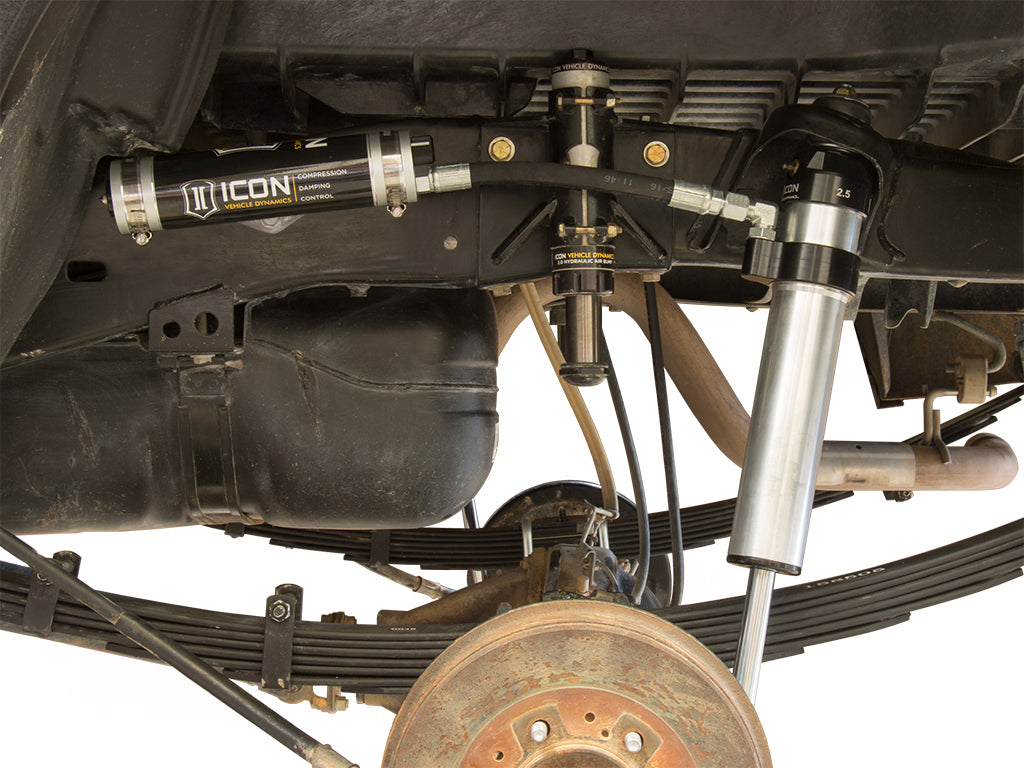 ICON 2005-2023 Toyota Tacoma, Rear, V.S. 2.5 Aluminum Series RXT Shock Absorbers, Remote Reservoir w/ CDCV, Pair — photo 2 of 2
