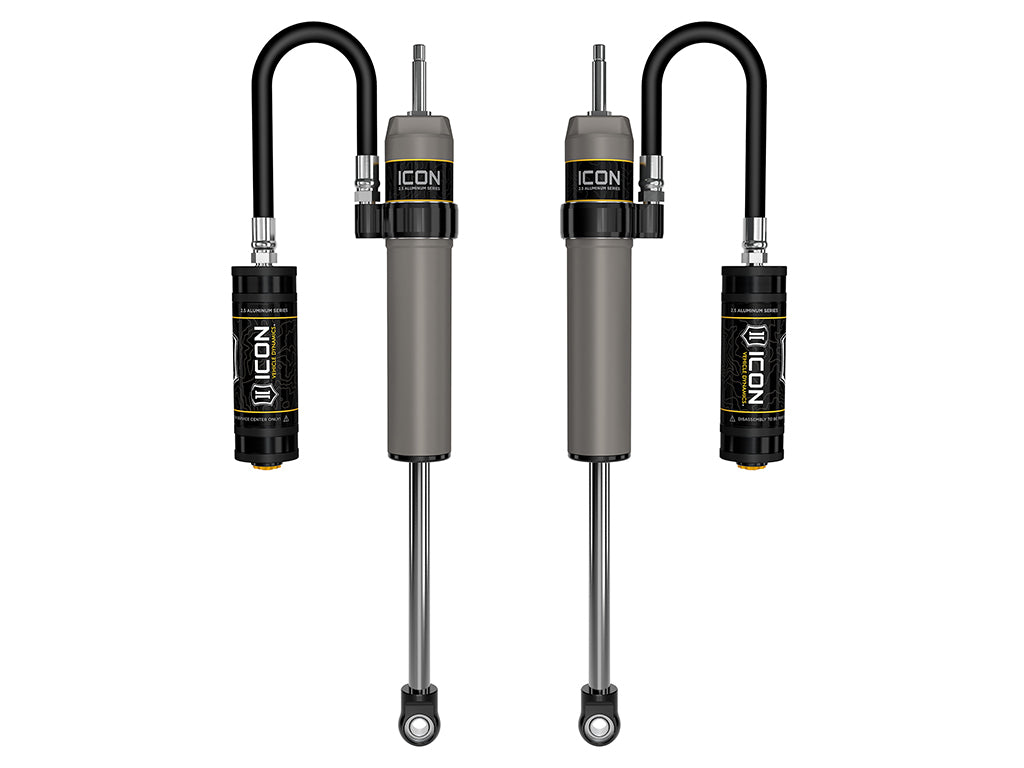 ICON 2022-2026 Toyota Tundra, 3-3.5" Lift, Rear, V.S. 2.5 Aluminum Series Shock Absorbers, Remote Reservoir, Pair — photo 1 of 1