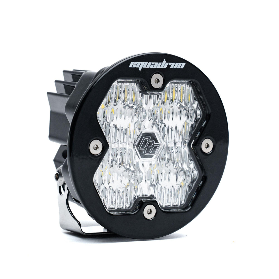 Baja Designs Squadron-R 2.0 Sport Black LED Auxiliary Light Pod Universal – Wide Cornering, Clear
