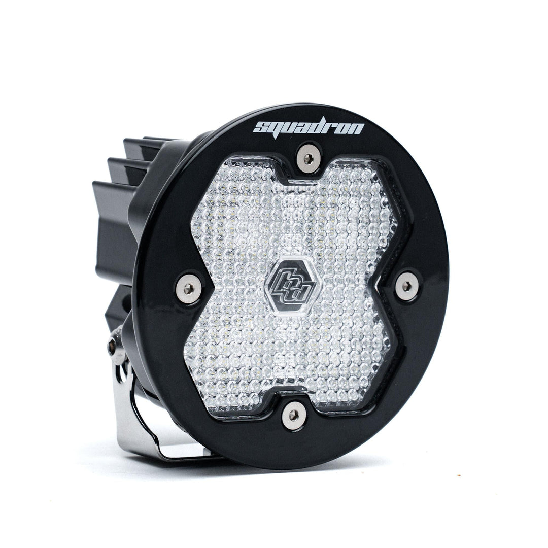 Baja Designs Squadron-R 2.0 Sport Black LED Auxiliary Light Pod Universal – Work/Scene, Clear