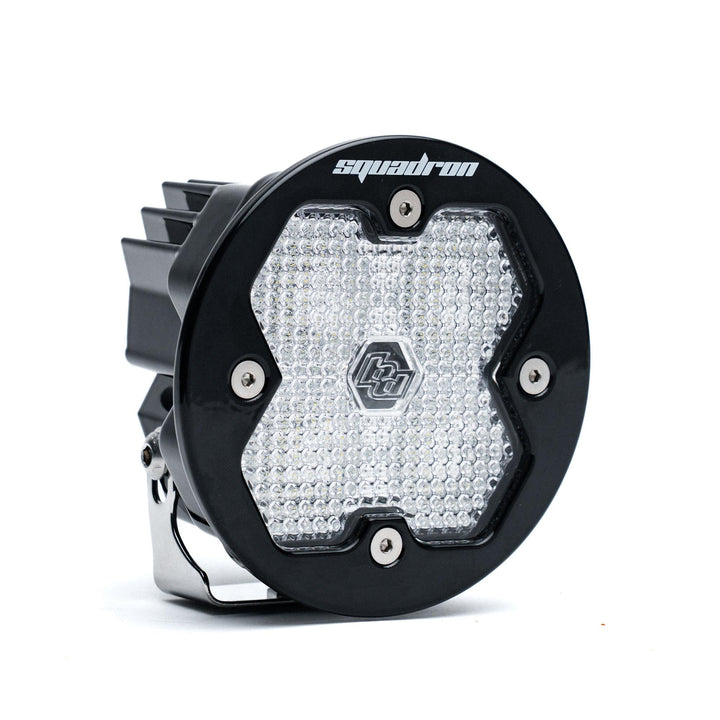 Baja Designs Squadron-R 2.0 Sport Black LED Auxiliary Light Pod Universal – Work/Scene, Clear