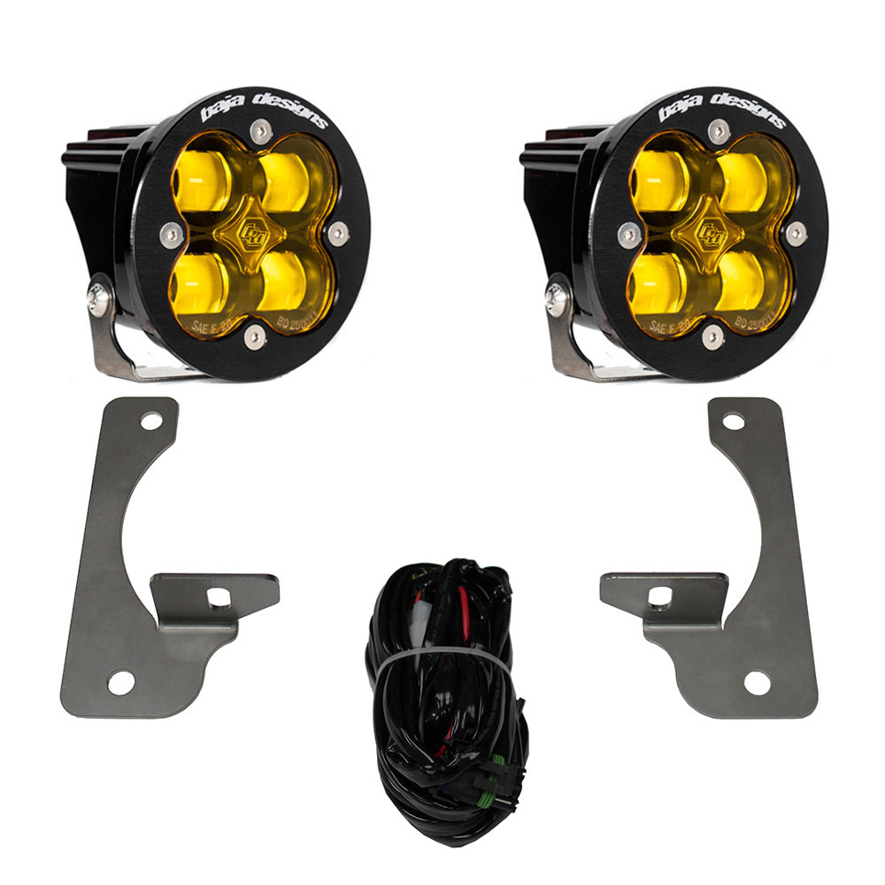 Baja Designs Squadron R SAE Fog Pocket Light Kit Jeep 2007-18 Wrangler JK w/ Premium OE Bumper ) – Baja Amber