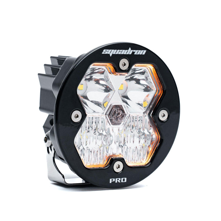 Baja Designs Squadron-R 2.0 Pro Black LED Auxiliary Light Pod Universal – Driving/Combo, Clear