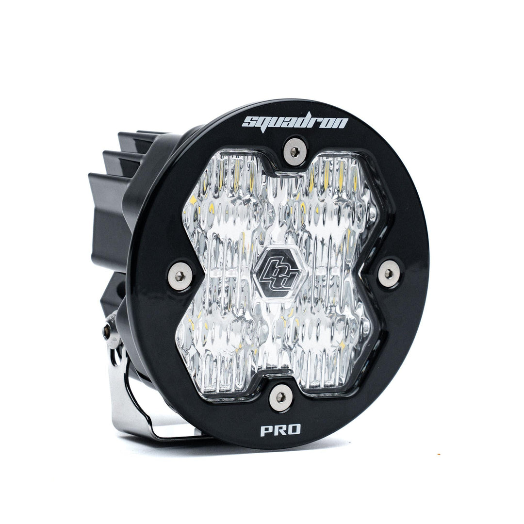Baja Designs Squadron-R 2.0 Pro Black LED Auxiliary Light Pod Universal – Wide Cornering, Clear