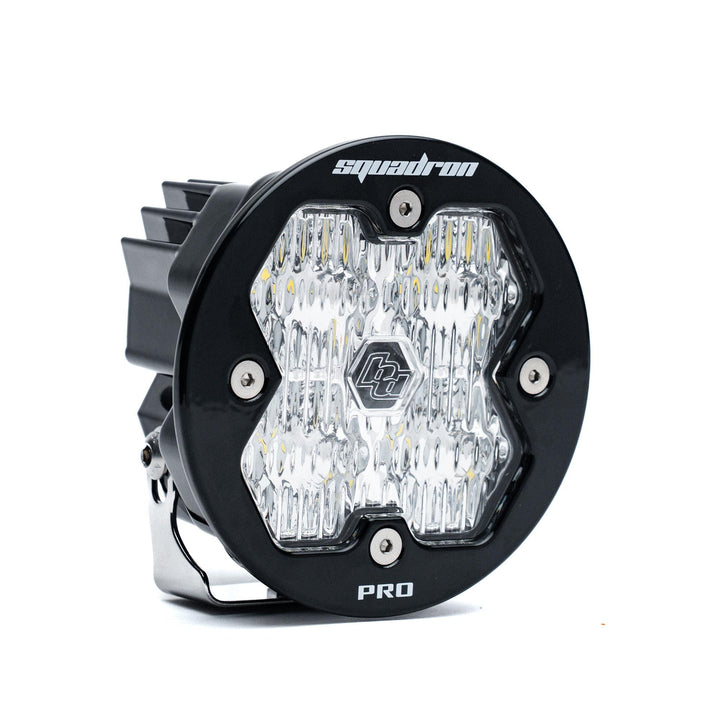 Baja Designs Squadron-R 2.0 Pro Black LED Auxiliary Light Pod Universal – Wide Cornering, Clear