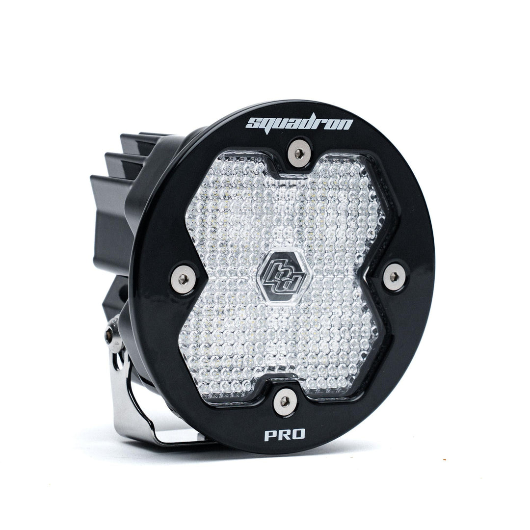 Baja Designs Squadron-R 2.0 Pro Black LED Auxiliary Light Pod Universal – Work/Scene, Clear