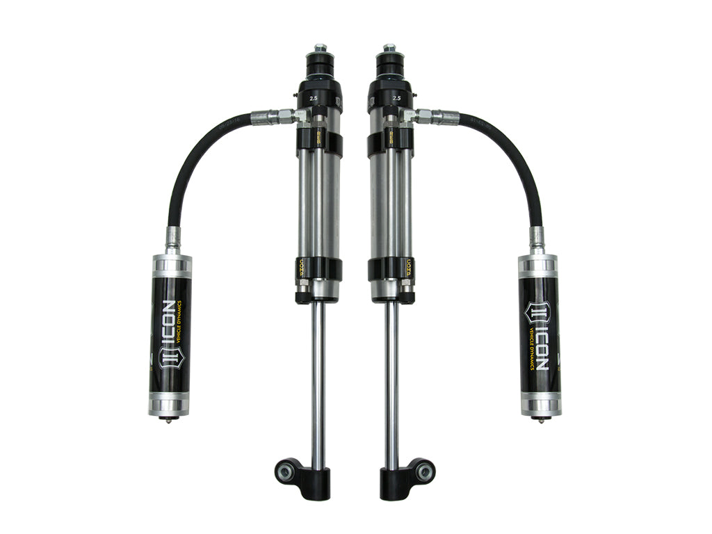 ICON 2005-2023 Toyota Tacoma, Rear, V.S. 2.5 Aluminum Series RXT Shock Absorbers, Omega Bypass Remote Reservoir, Pair — photo 2 of 3