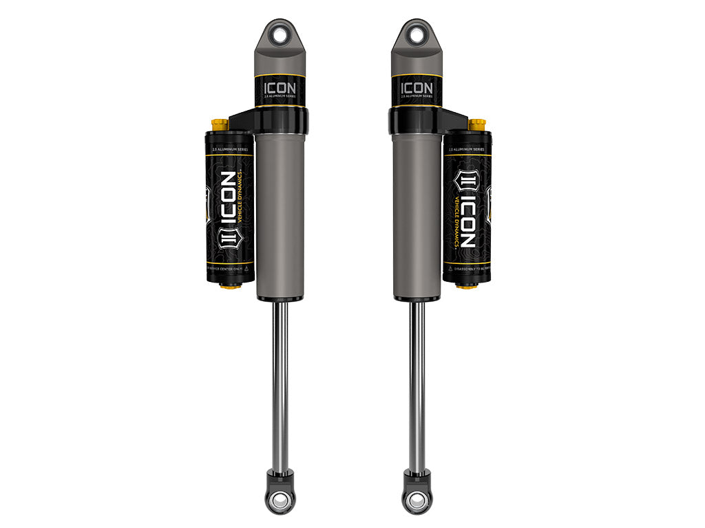 ICON 1999-2004 Ford F-250/F-350 Super Duty 4WD, 3-6” Lift, Front, V.S. 2.5 Aluminum Series Shock Absorbers, Piggyback Reservoir w/ CDCV, Pair — photo 1 of 1