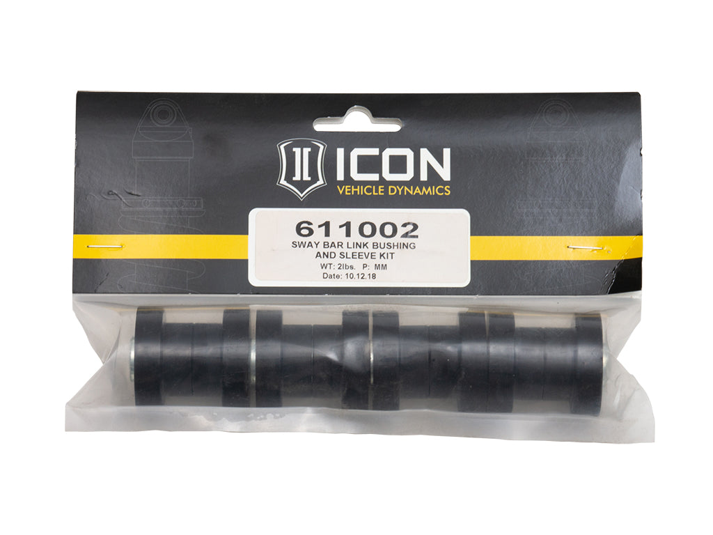 ICON Ford F-250/F-350 &amp; Jeep Wrangler JK/JL, Sway Bar Link Bushing &amp; Sleeve Kit — photo 1 of 1