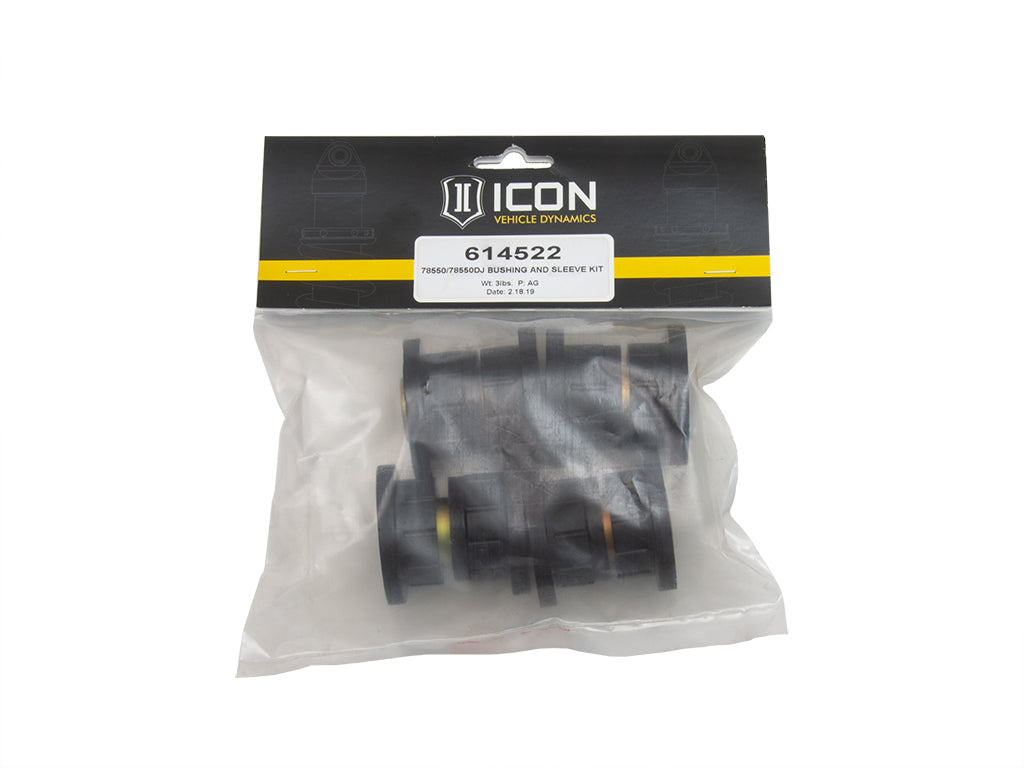 ICON 2001-2010 Chevrolet Silverado 2500 &amp; 3500/GMC Sierra 2500 &amp; 3500, Tubular UCA, Replacement Bushing &amp; Sleeve Kit — photo 1 of 1