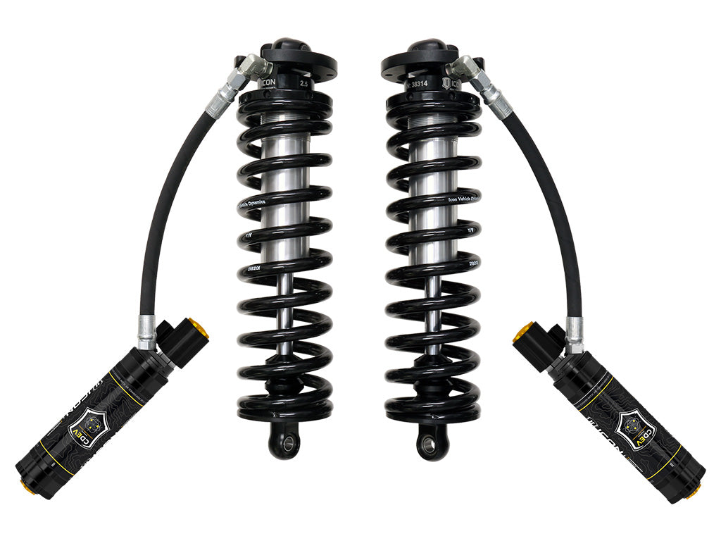ICON 2005-2023 Ford F-250/F-350 Super Duty 4WD, 2.5-3” Lift, V.S. 2.5 Series Coilover Conversion Kit, Remote Reservoir w/ CDEV, w/ Caster Cams — photo 1 of 1