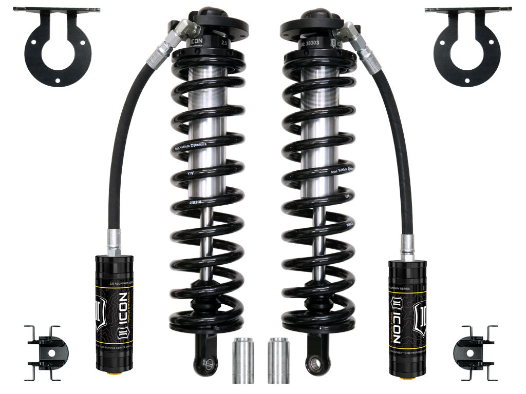 ICON 2005-2026 Ford F-250/F-350 Super Duty 4WD, 4-5.5” Lift, Front, V.S. 2.5 Series Coilover Conversion Kit, Remote Reservoir — photo 1 of 1