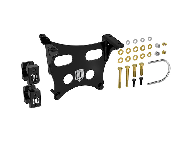 ICON 2023-2026 Ford F-250/F-350 Super Duty, Dual Steering Stabilizer Bracket Kit — photo 1 of 2
