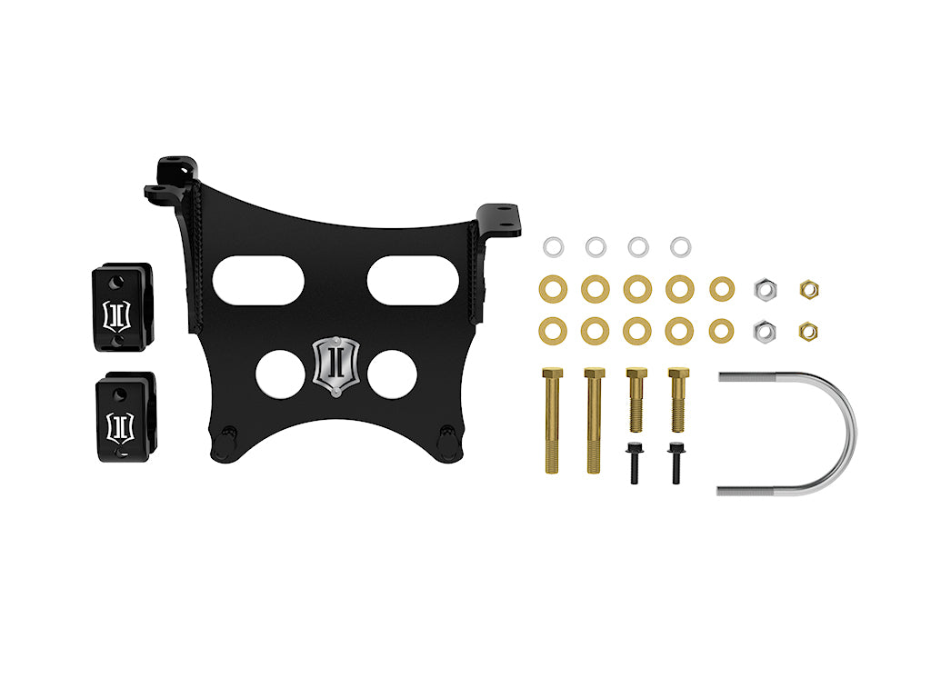ICON 2023-2026 Ford F-250/F-350 Super Duty, Dual Steering Stabilizer Bracket Kit — photo 2 of 2