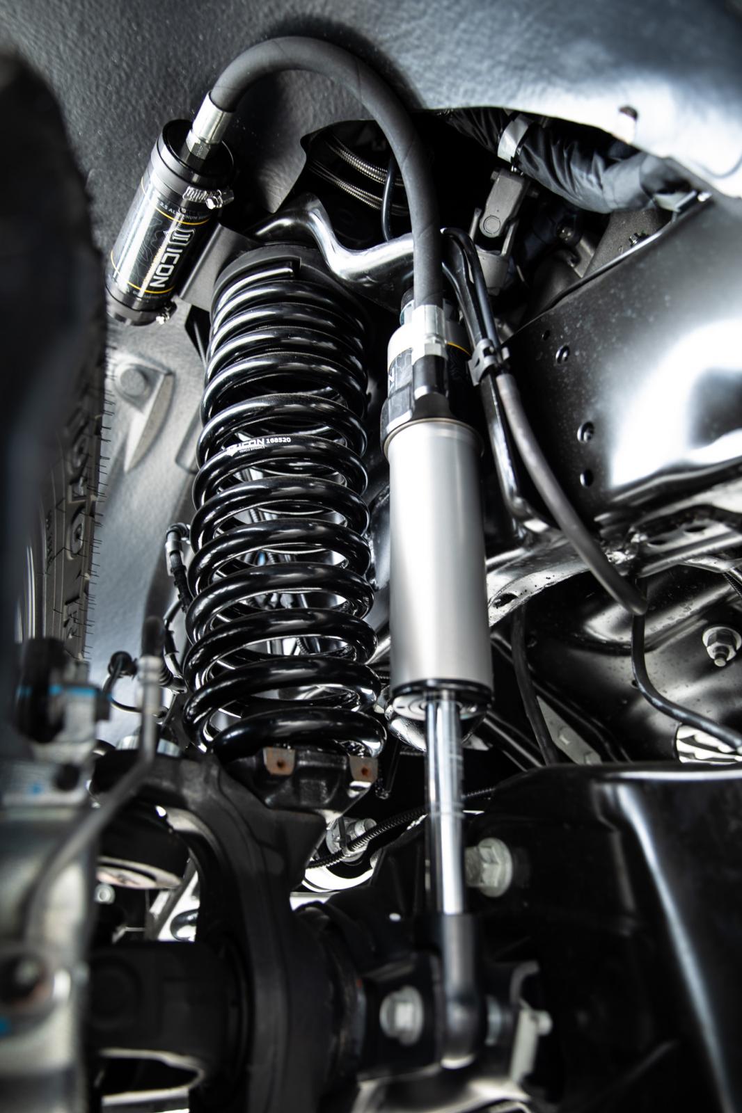 ICON 2005-2026 Ford Super Duty 4WD, 0-2.5” Lift, Front, V.S. 2.5 Aluminum Series Shock Absorbers, Remote Reservoir, Pair — photo 1 of 1