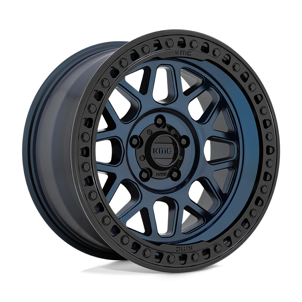 KMC KM549 GRS Wheel – Midnight Blue w/ Gloss Black Lip Midnight Blue w/ Gloss Black Lip