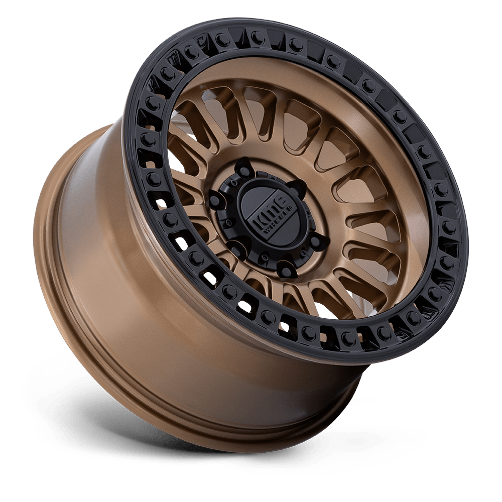 KMC KM552 IMS Wheel – Matte Bronze w/ Gloss Black Lip Matte Bronze w/ Gloss Black Lip