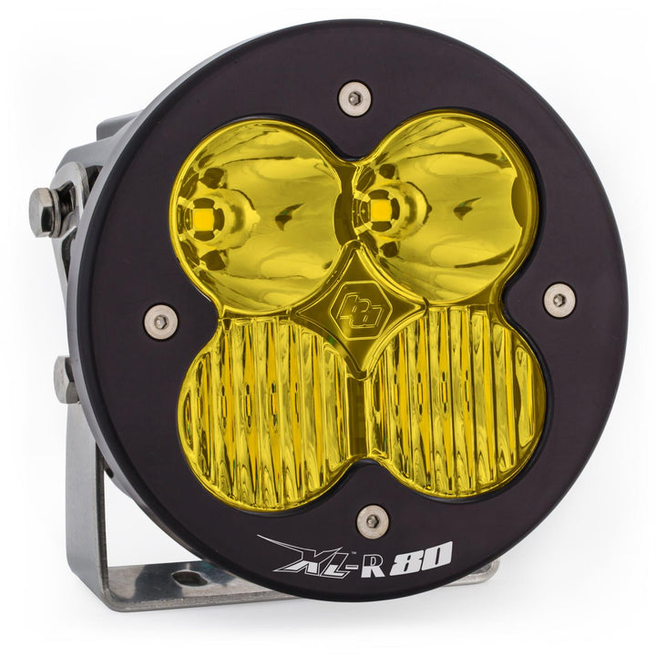 Baja Designs LED Light Pods Lens Pair XL R 80 (760003) – Driving/Combo, Baja Amber