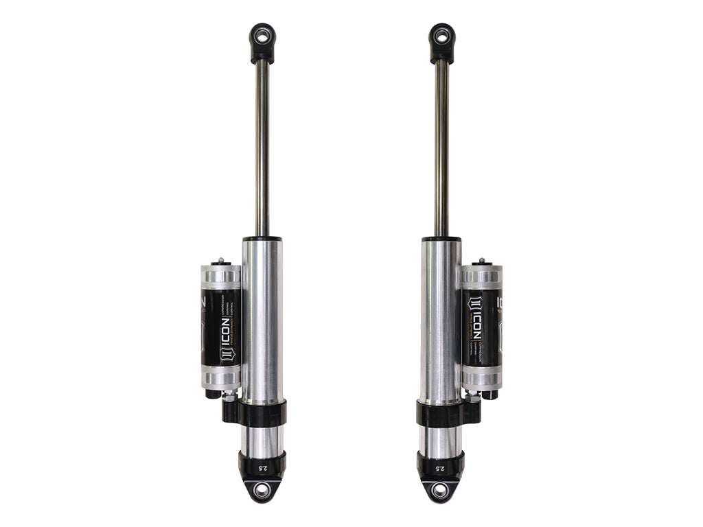 ICON 2019-2026 Chevrolet Silverado 1500/GMC Sierra 1500, 0-2" Lift, Rear, V.S. 2.5 Aluminum Series Shock Absorbers, Piggyback Reservoir w/ CDCV, Pair — photo 1 of 1