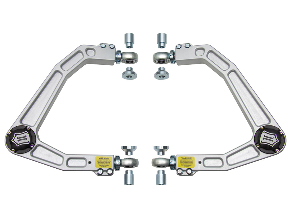 ICON 2019-2026 GM 1500/2021-2026 GM SUV, Front, Billet Upper Control Arm w/ Delta Joint, Kit — photo 1 of 1