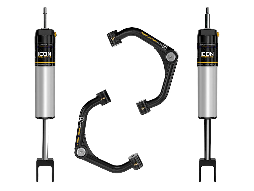 ICON 2020-2026 GM 2500/3500 HD, 0-2” Lift, V.S. 2.5 Aluminum Series Shock System, Internal Reservoir, Tubular — photo 1 of 1