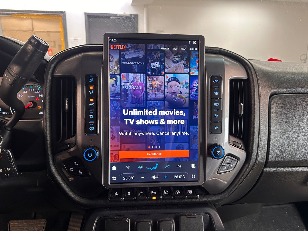 Chevrolet Silverado 3500 Tesla Style Screen 2014-2018 – photo 5 of 9