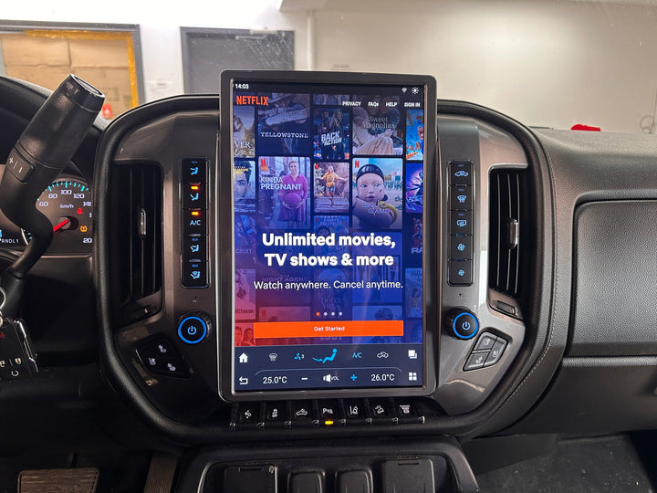 Chevrolet Silverado 3500 Tesla Style Screen 2014-2018 – photo 5 of 9