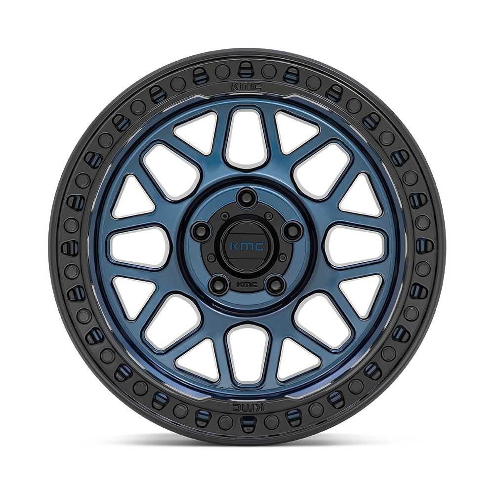 KMC KM549 GRS Wheel – Midnight Blue w/ Gloss Black Lip Midnight Blue w/ Gloss Black Lip