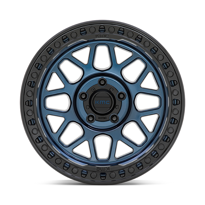 KMC KM549 GRS Wheel – Midnight Blue w/ Gloss Black Lip Midnight Blue w/ Gloss Black Lip