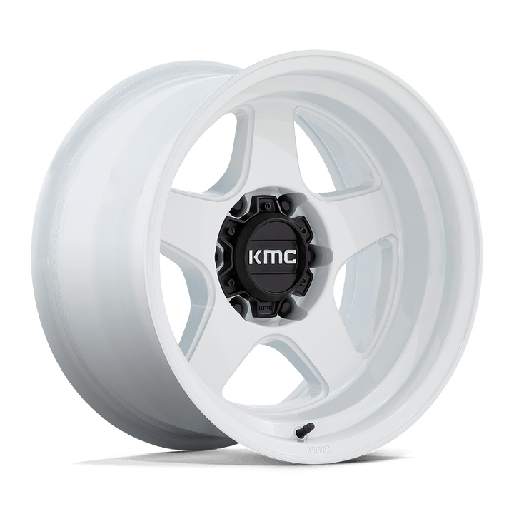 KMC KM728 Lobo Wheel Gloss White