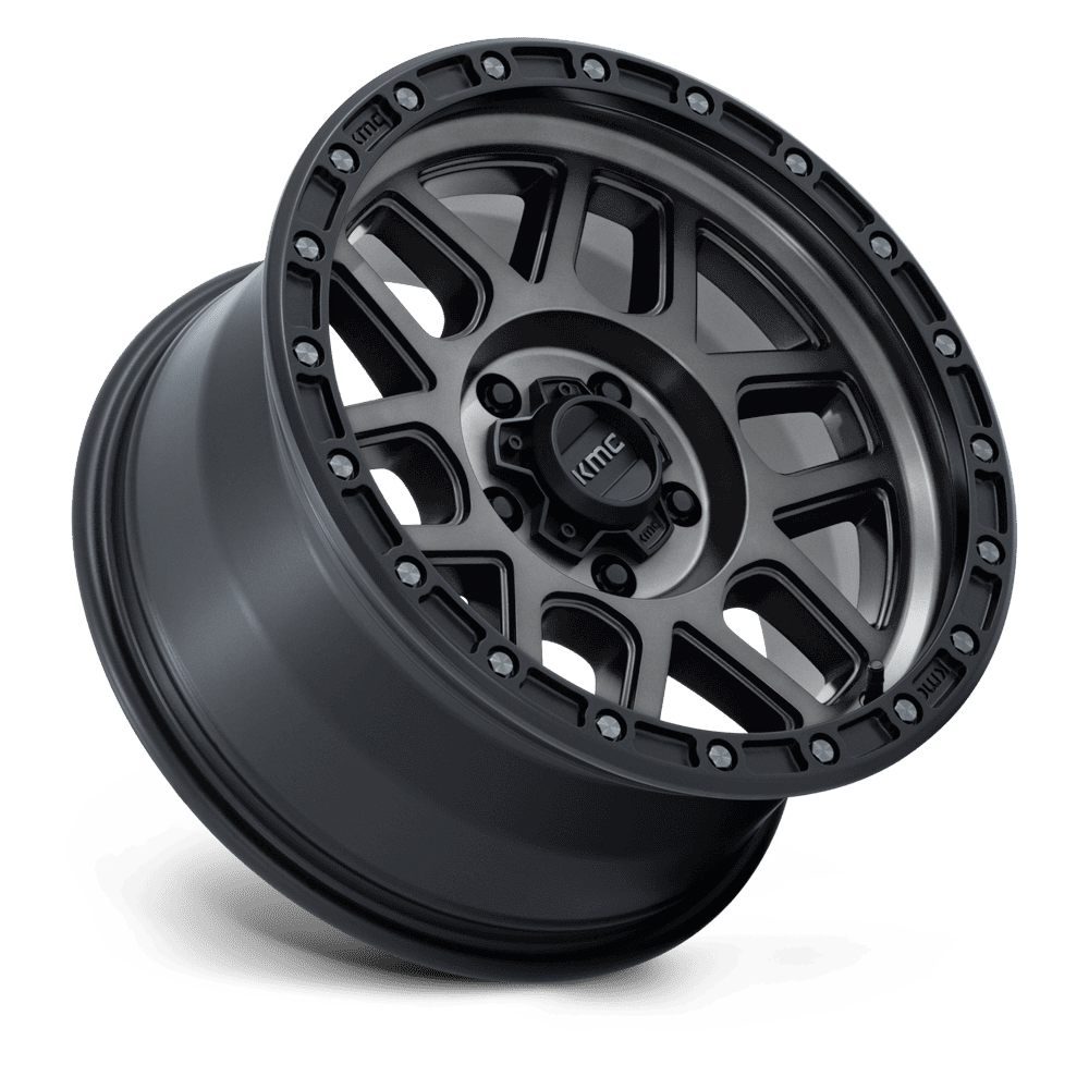 KMC KM544 Mesa Wheel – Satin Black w/ Gray Tint Satin Black w/ Gray Tint