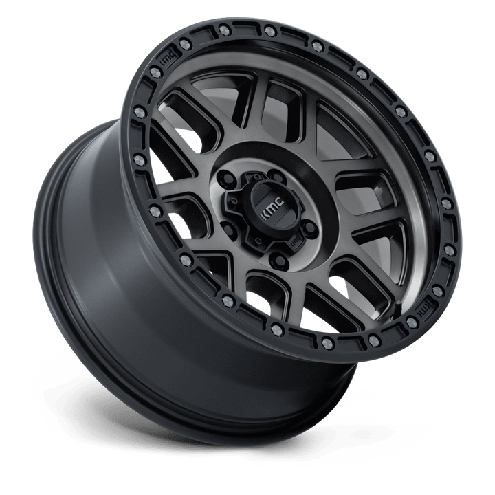 KMC KM544 Mesa Wheel – Satin Black w/ Gray Tint Satin Black w/ Gray Tint