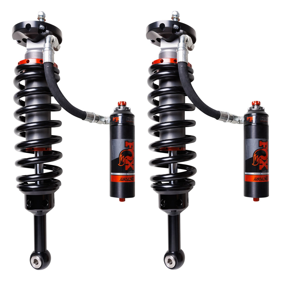 Fox Factory 03-24 Toyota 4Runner W/Uca 07-14 Fj Cruiser Front 2.5 Truck Factory Race Series Internal Bypass Remote Reservoir 2-3 Inch Lift Dual Speed Compression Kit — photo 1 of 1