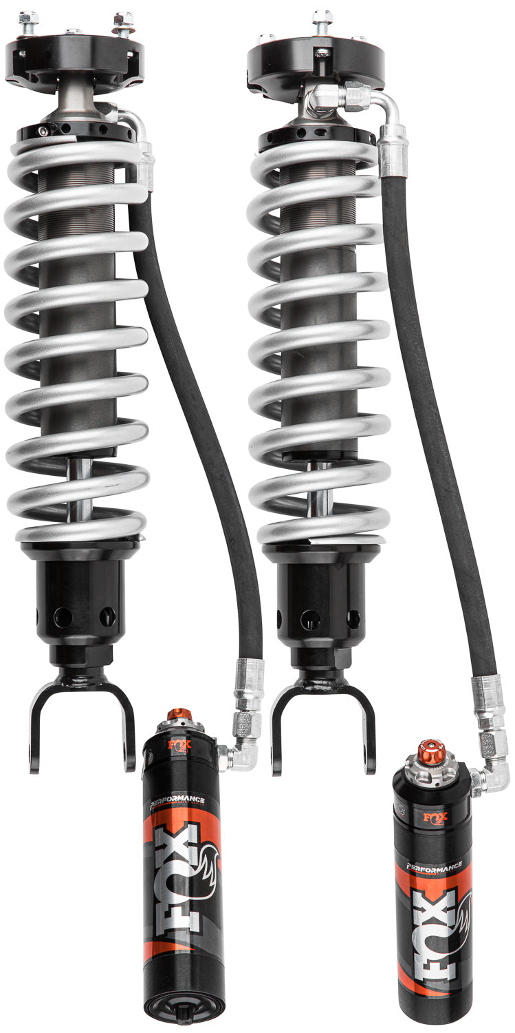Fox Factory 12-24 Ram 1500 Ds Classic Front Coilover 2.5 Performance Elite Series Remote Reservoir 1-2 Inch Lift Dual Speed Compression Kit — photo 1 of 2