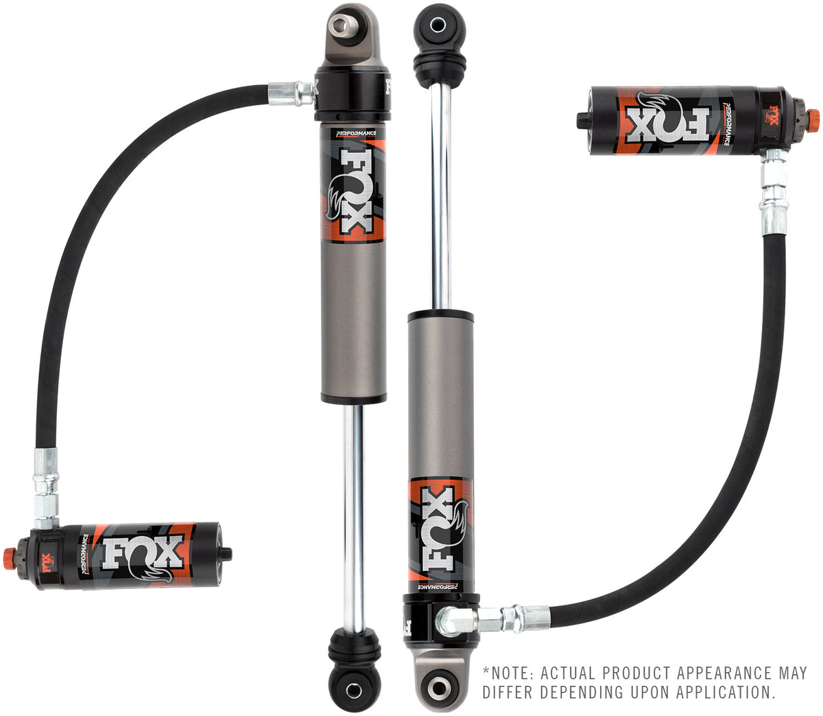 Fox Factory 2019+ GM 1500 Rear 2.5 Truck Performance Elite Series Remote Reservoir 0-1.5 Inch Lift Dual Speed Compression Kit — photo 1 of 4