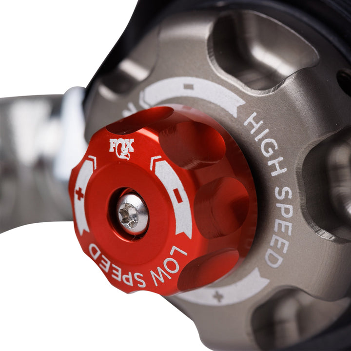 Fox Factory 07-18 Jeep Wrangler JK Front Internal Bypass 2.5 Factory Race Series Remote Reservoir 2.5-4 Inch Lift Dual Speed Compression Kit — photo 2 of 3