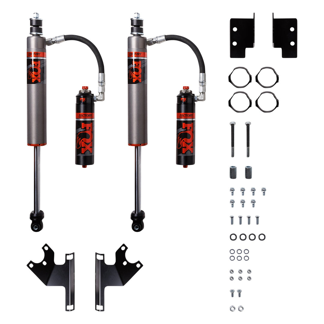 Fox Factory 07-18 Jeep Wrangler JK Front Internal Bypass 2.5 Factory Race Series Remote Reservoir 2.5-4 Inch Lift Dual Speed Compression Kit — photo 3 of 3