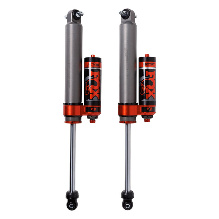 Fox Factory 07-18 Jeep Wrangler JK Rear Internal Bypass 2.5 Factory Race Series Piggy-Back 2.5-4 Inch Lift Dual Speed Compression Kit — photo 1 of 2